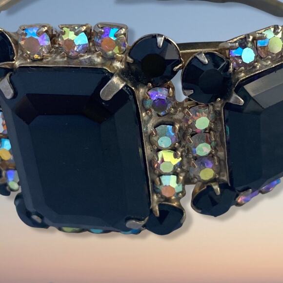 Beautiful Verified Juliana D&E, DeLizza & Elster Rhinestone Clamper - Book Piece - Picture 5 of 6